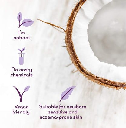 Kokoso Baby Coconut Oil Baby Lotion- Unfragranced 190ml