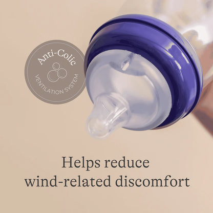 Lansinoh Glass Feeding Bottles 160ml with NaturalWave Teat