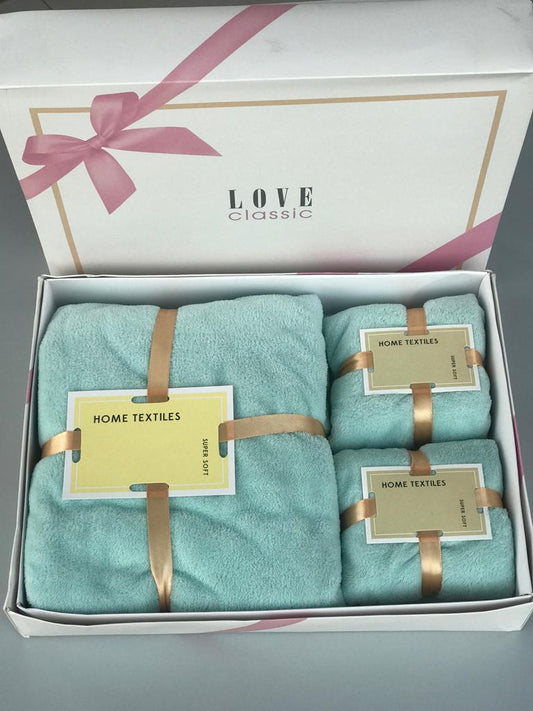 Love Classic Home Textiles Towel Gift Set 3 Pcs