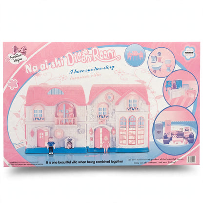 Luxurious Dream Room Villa Dollhouse Set (3Y+)