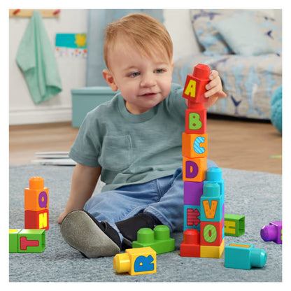 MEGA Bloks HRR60 Fisher-Price ABC Building Bag (30 Pieces) 1y+