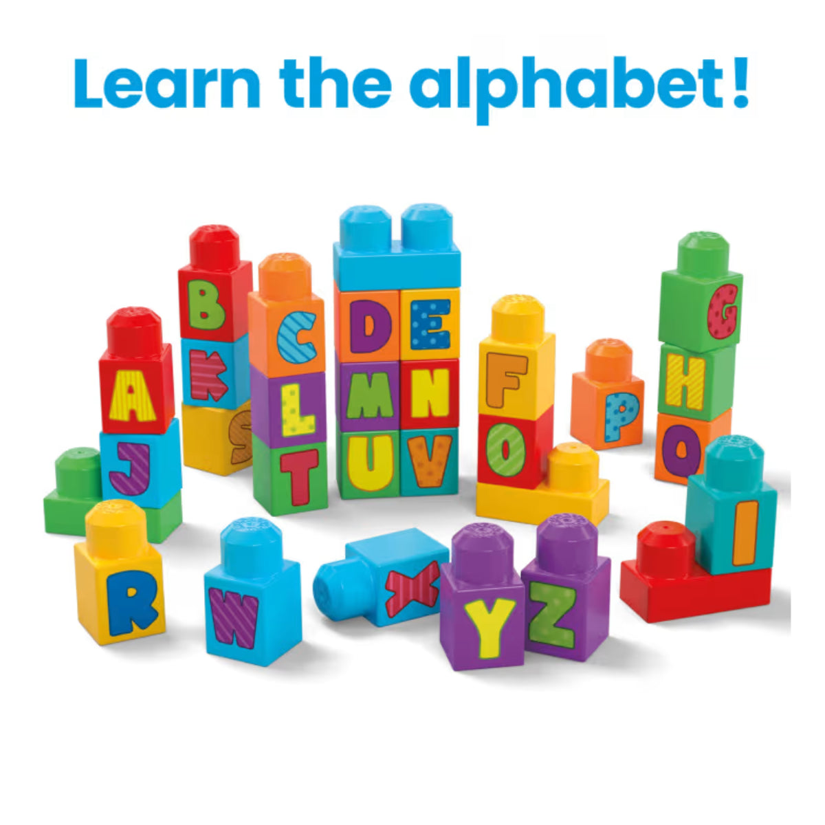 MEGA Bloks HRR60 Fisher-Price ABC Building Bag (30 Pieces) 1y+