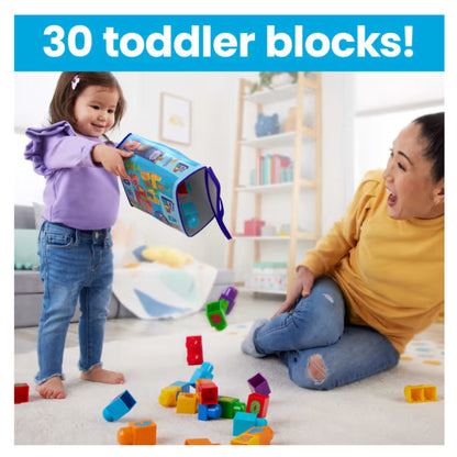 MEGA Bloks HRR60 Fisher-Price ABC Building Bag (30 Pieces) 1y+