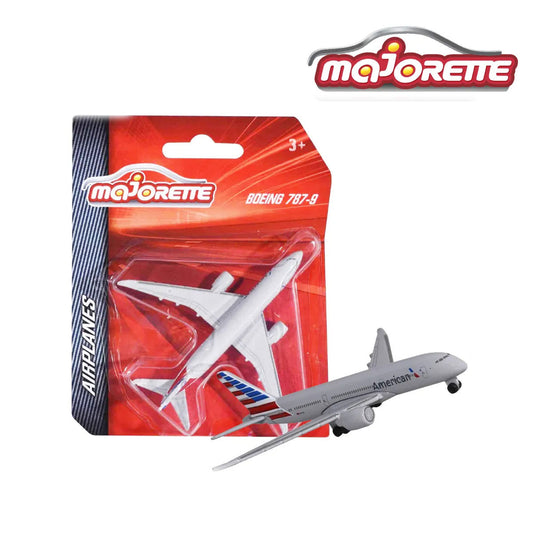 Majorette 7980 Airplane Boeing 787-9 (Gray) 3+Years