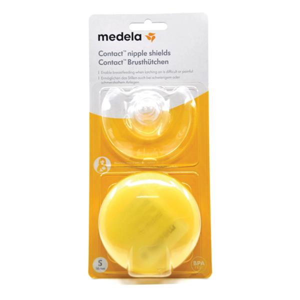 Medela Contact Nipple Shield With Case (S) 2 Pcs- 16mm