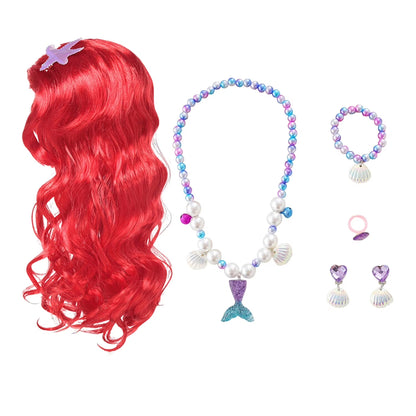 Mermaid Princess Wig and Jewelry Accessories