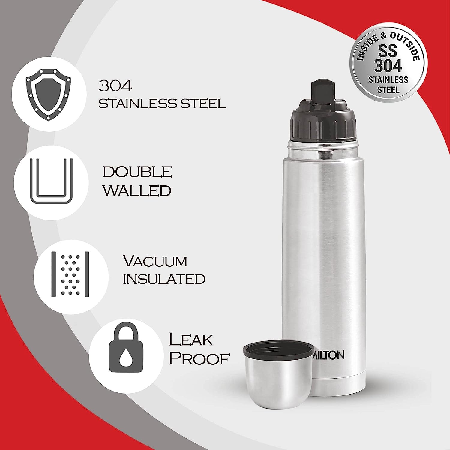 Milton Thermosteel Flip Lid 750ml – Mehnur Baby Shop