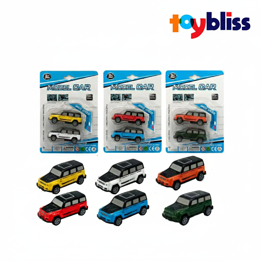 Model Car 2Pcs Set Asst Toy 3Y+