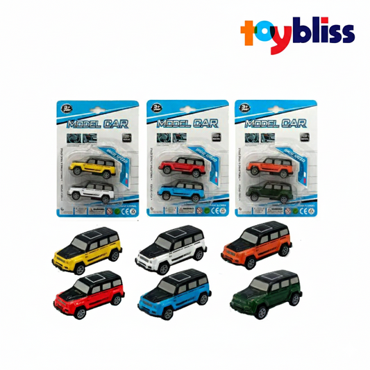 Model Car 2Pcs Set Asst Toy 3Y+