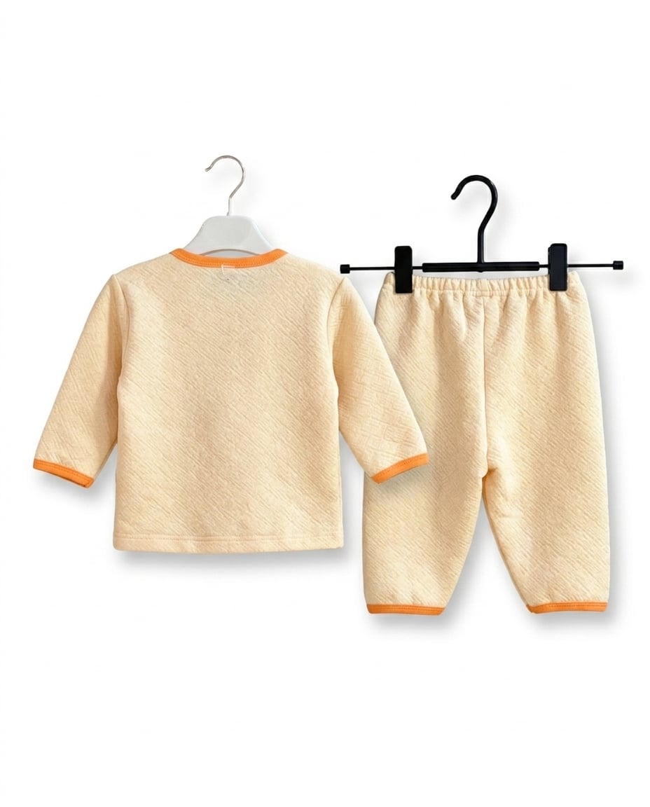 Moon and Elephant Applique Baby Nightsuit (UNX) 6m-18m