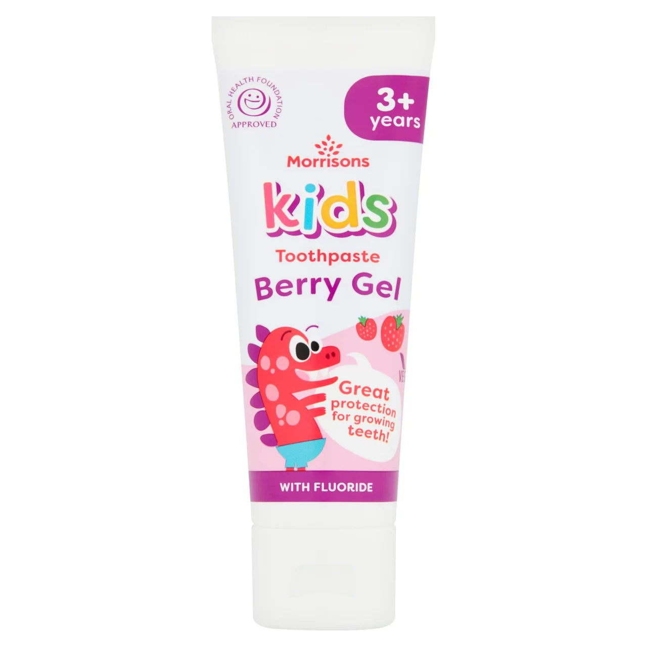 Morrisons Nutmeg Kids Berry Gel Toothpaste 3Y+