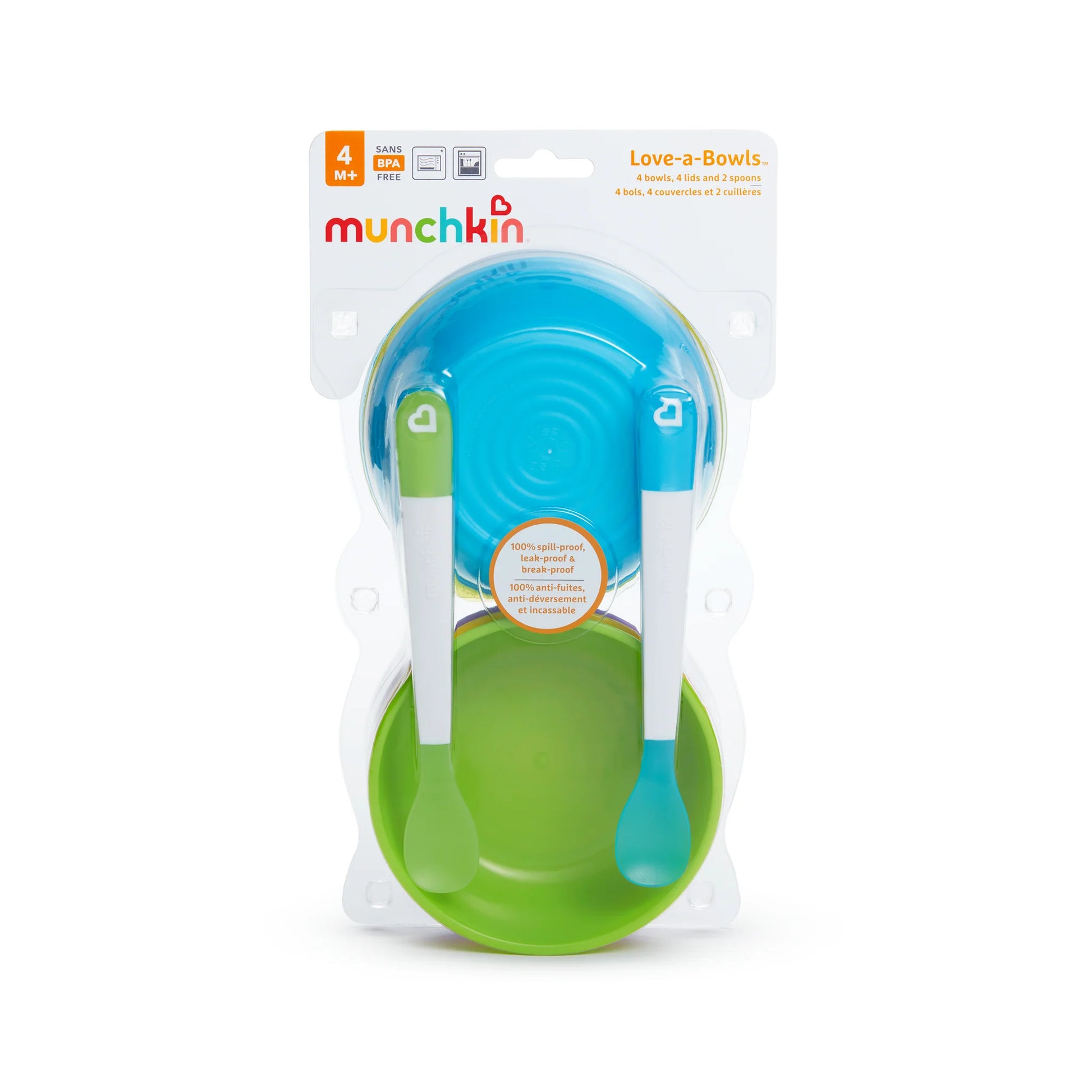 Munchkin Love-a-Bowls (4m+) 10 Piece Set