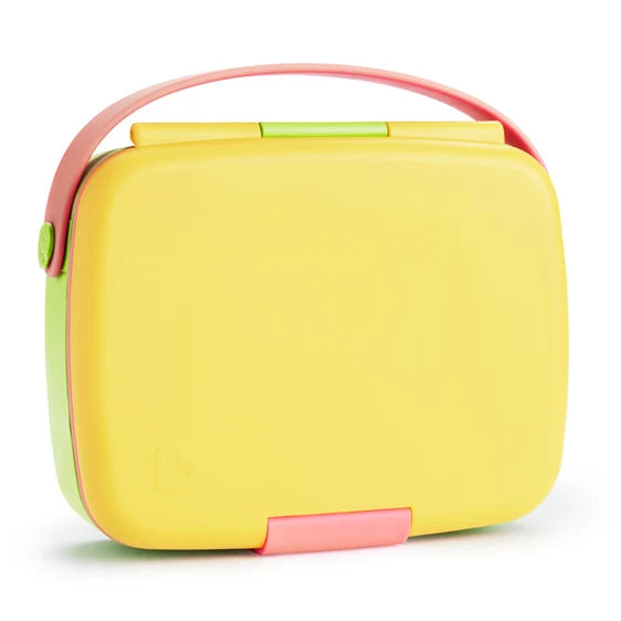 Munchkin Lunch Bento Box with Stainless Steel Utensils (18m+)