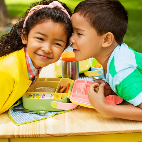 Munchkin Lunch Bento Box with Stainless Steel Utensils (18m+)