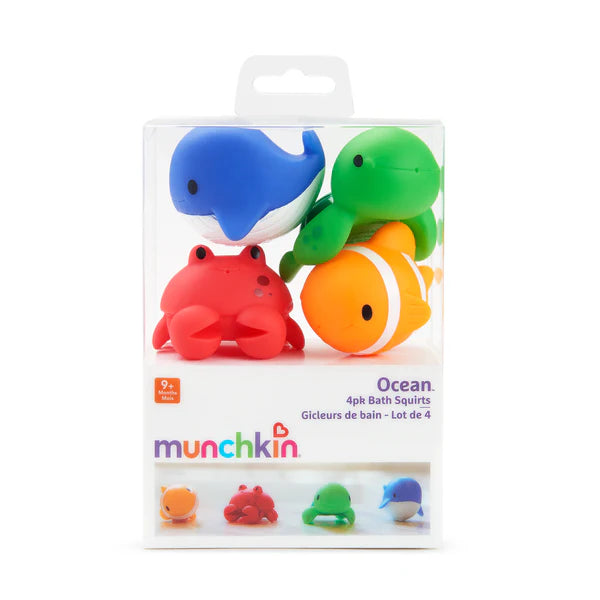 Munchkin Ocean Bath Squirts (9m+) 4 Pcs