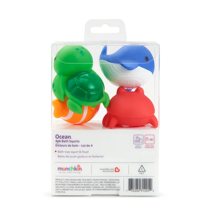 Munchkin Ocean Bath Squirts (9m+) 4 Pcs