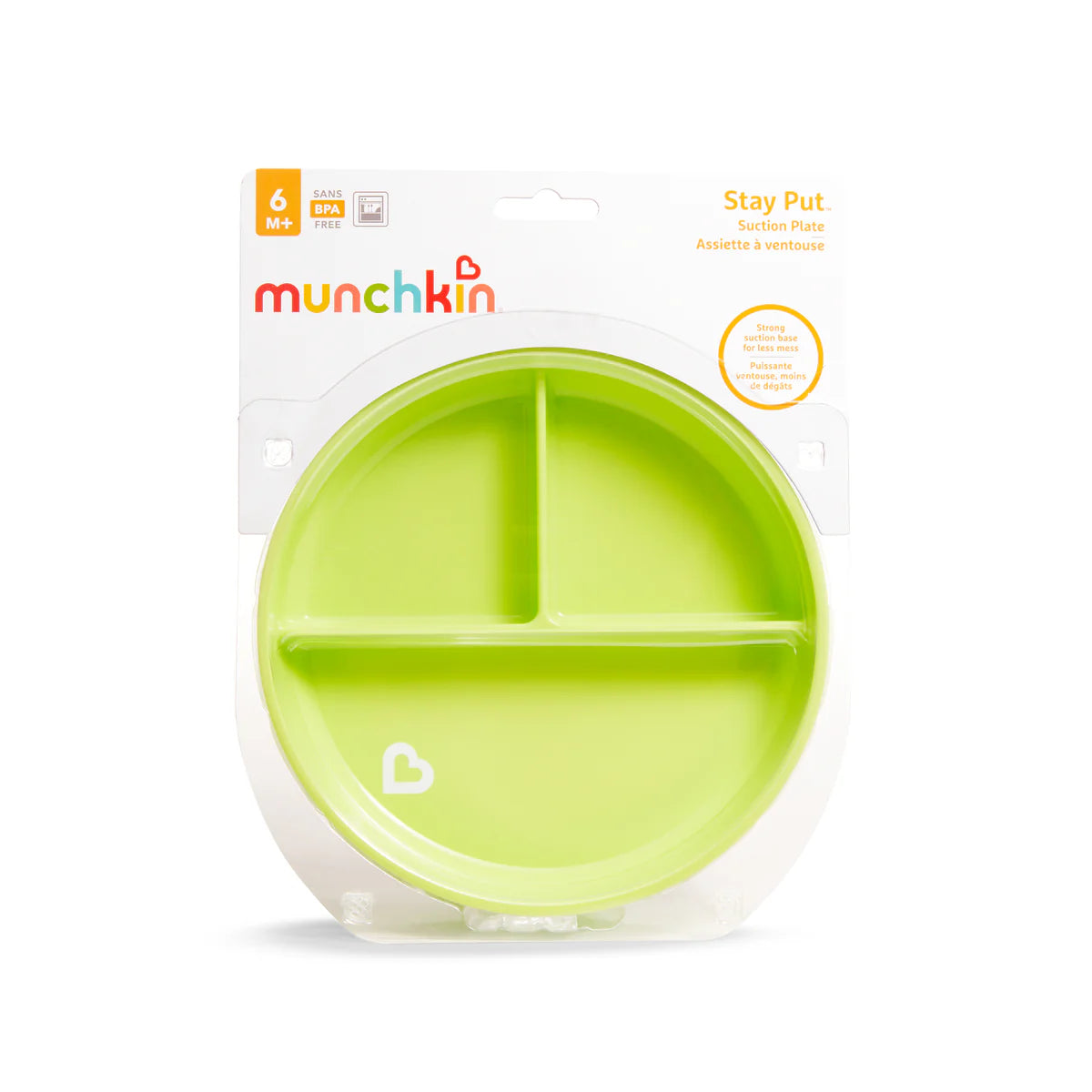 Munchkin Stay Put Suction Plate (6m+)- Green