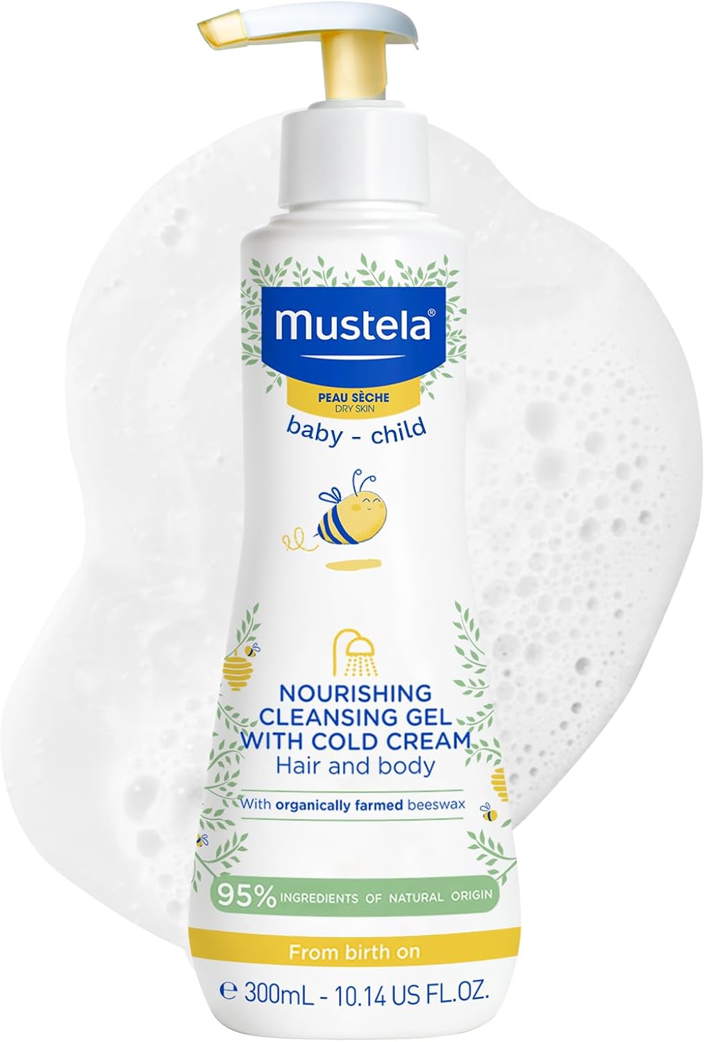 Mustela Nourishing Cleansing Gel with Cold Cream and Beeswax 300ml