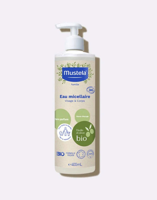 Mustela Organic certified No-Rinse Micellar Water 400ml