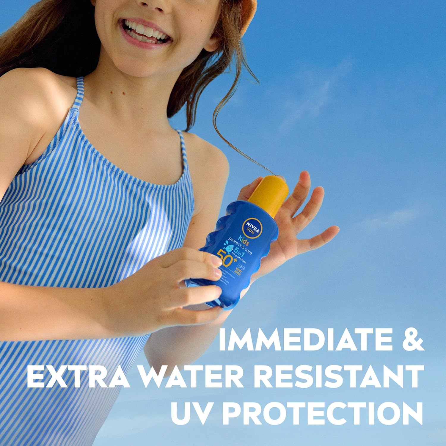 NIVEA SUN Kids Coloured Moisturising Sun Spray SPF50+ 200ml