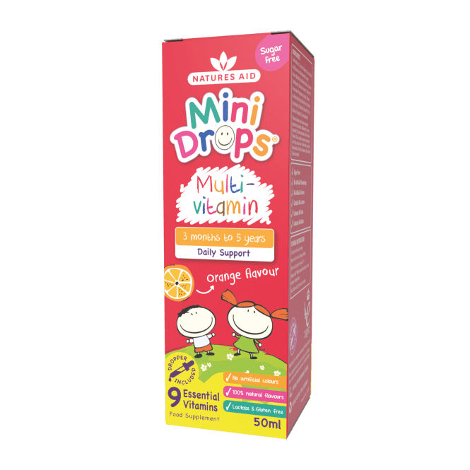 Natures Aid Mini Drops Multivitamin 50ml