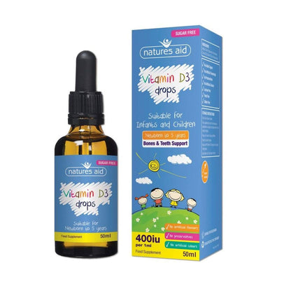 Natures Aid Mini Drops Vitamin D 50ml