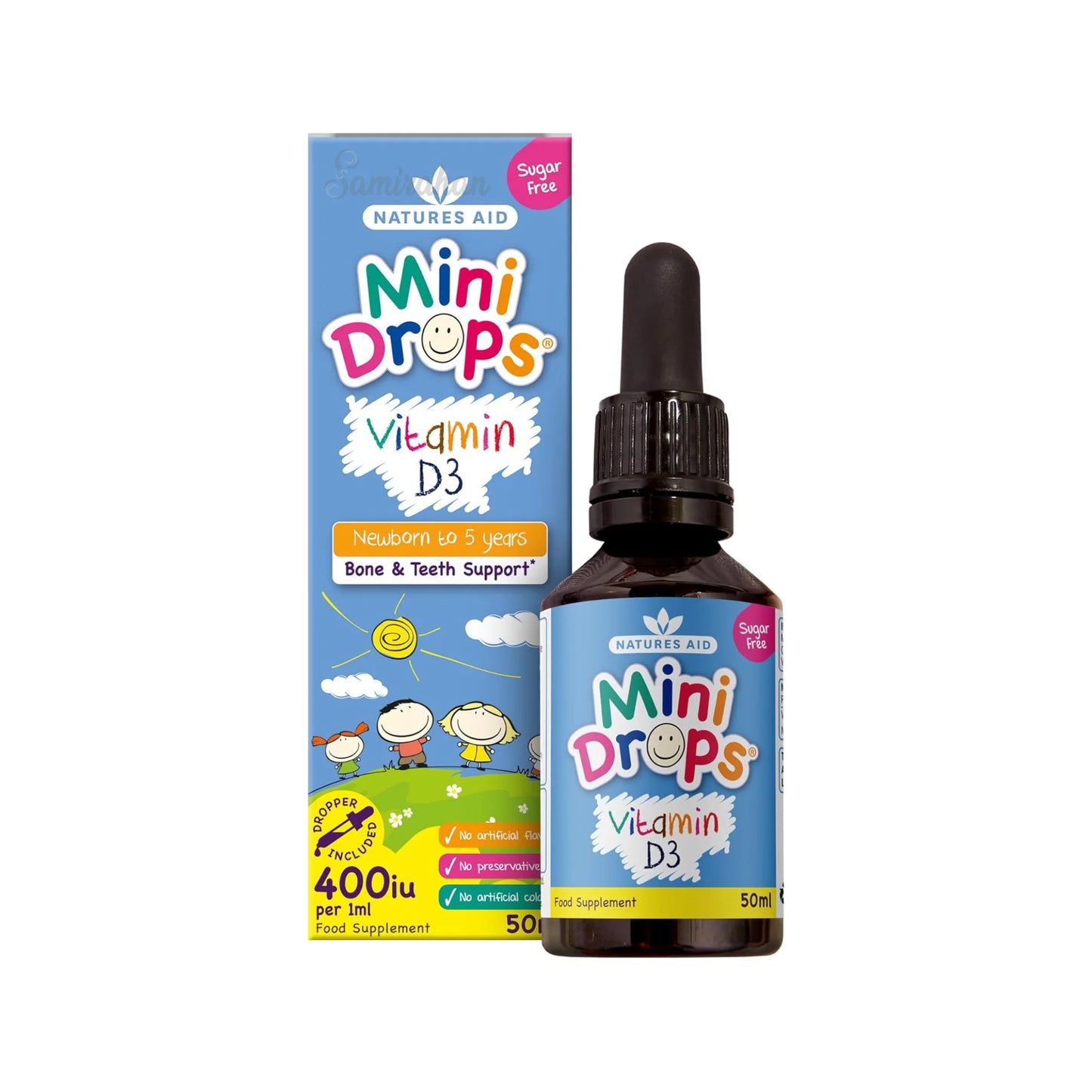 Natures Aid Mini Drops Vitamin D3 Drops 50ml