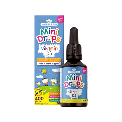 Natures Aid Mini Drops Vitamin D3 Drops 50ml