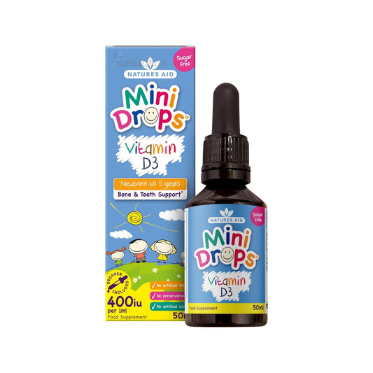 Natures Aid Mini Drops Vitamin D3 Drops 50ml