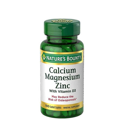 Naturess Bounty Calcium Magnesium Zinc 100 Caplets