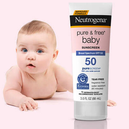 Neutrogena Pure & Free Baby Sunscreen SPF50 88ml