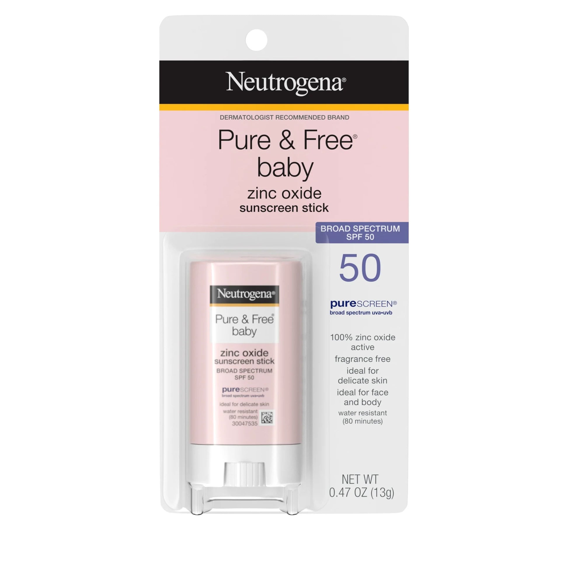 Neutrogena Pure & Fresh Baby Sunscreen Stick spf50 13g