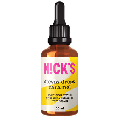 Nick's Stevia Drops- Caramel 50ml