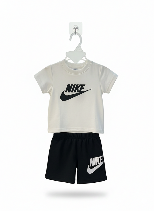 Nike (Thai) T-Shirt & Pant Set- White