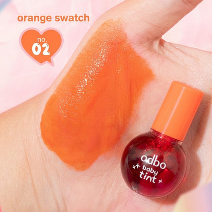 Odbo Baby Tint Lip- 02 Orange