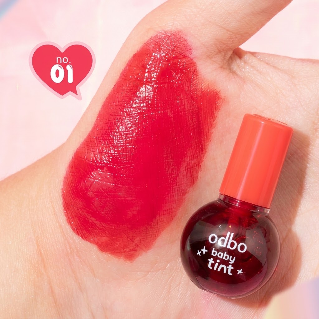 Odbo Baby Tint Lip- 01 Red