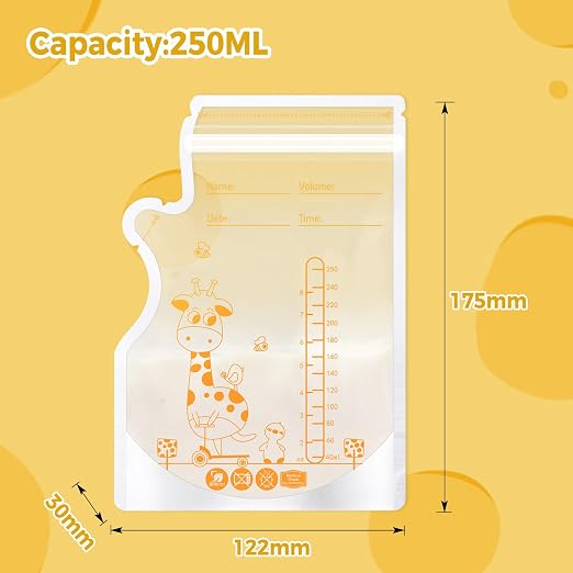 Oderra 250ml Breast Milk Storage Bags 25PCS