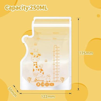 Oderra 250ml Breast Milk Storage Bags 25PCS