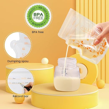 Oderra 250ml Breast Milk Storage Bags 25PCS