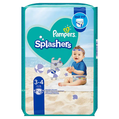 Pampers Splashers Swim Pants Size 3-4 (6-11kg) 12pcs