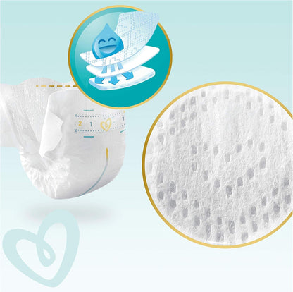 Pampers Premium Protection Baby Diaper Size 2 Belt (3-8 kg) 68 Pcs
