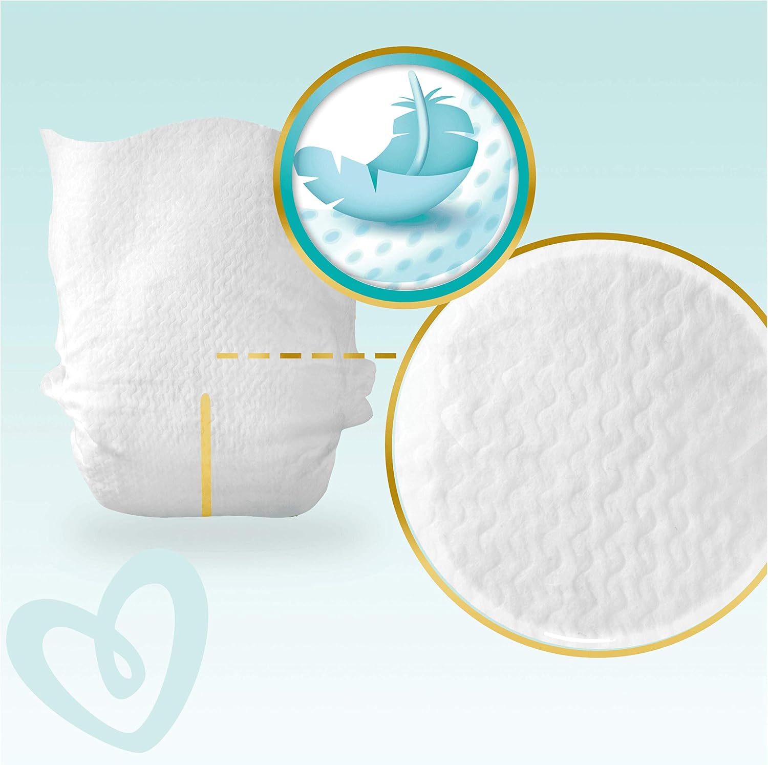 Pampers Premium Protection Baby Diaper Size 2 Belt (3-8 kg) 68 Pcs