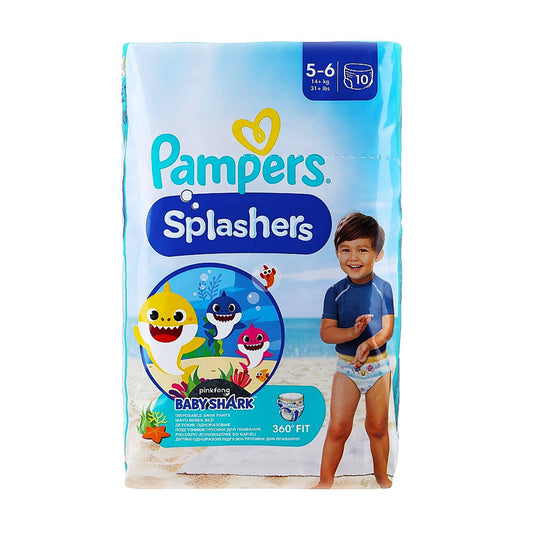 Pampers Splashers Swim Pants Size 5-6 (14kg+) 10pcs