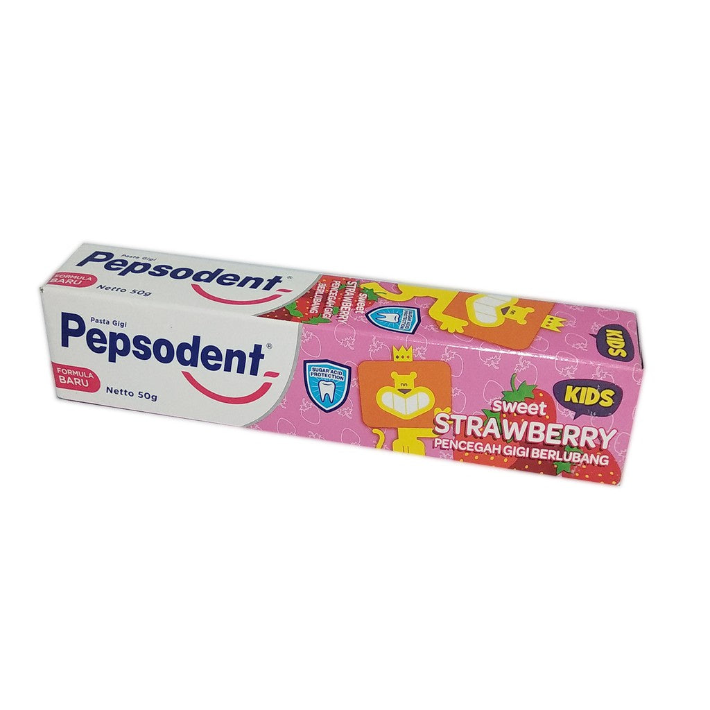 Pepsodent Kids Toothpaste Sweet Strawberry 50g