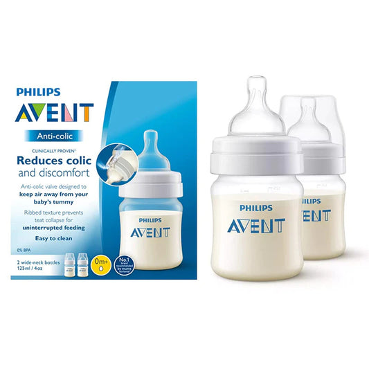 Philips Avent Anti-Colic Baby Bottle 2pcs 125ml (0m+)