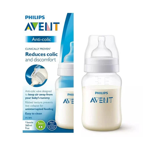 Philips Avent Anti Colic Baby Feeding Bottle 260ml (1m+)