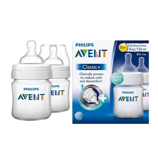 Philips Avent Classic+ Baby Bottle 2pcs 125ml (0m+)