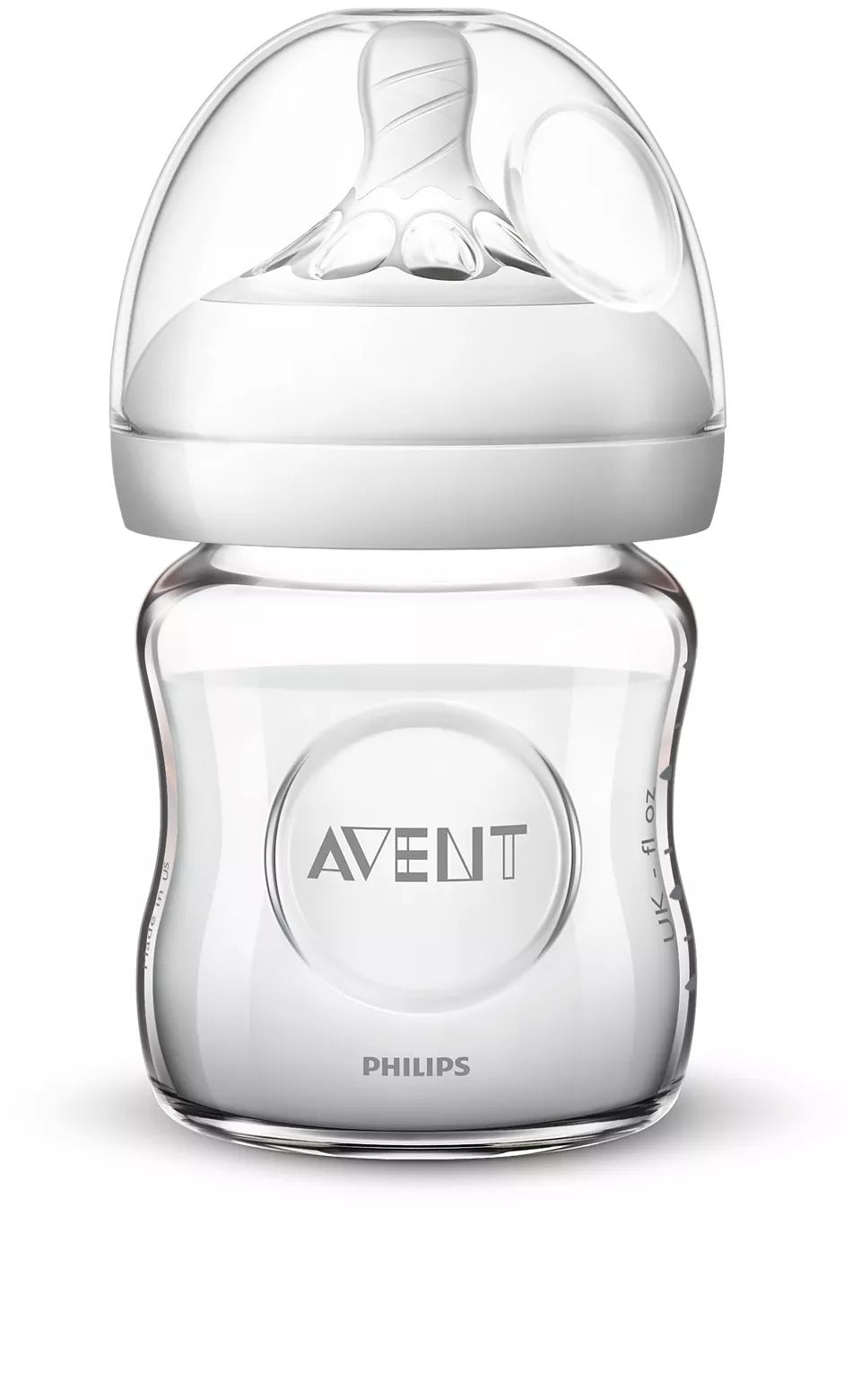 Philips Avent Natural Glass Baby Bottle 120ml (0m+)