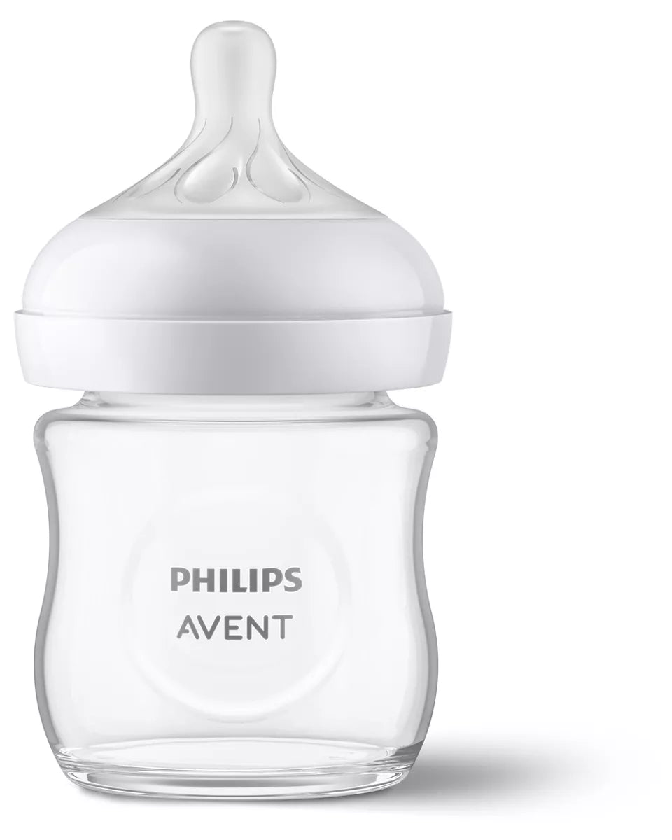 Philips Avent Natural Response Glass Baby Bottle (0m+) 120ml