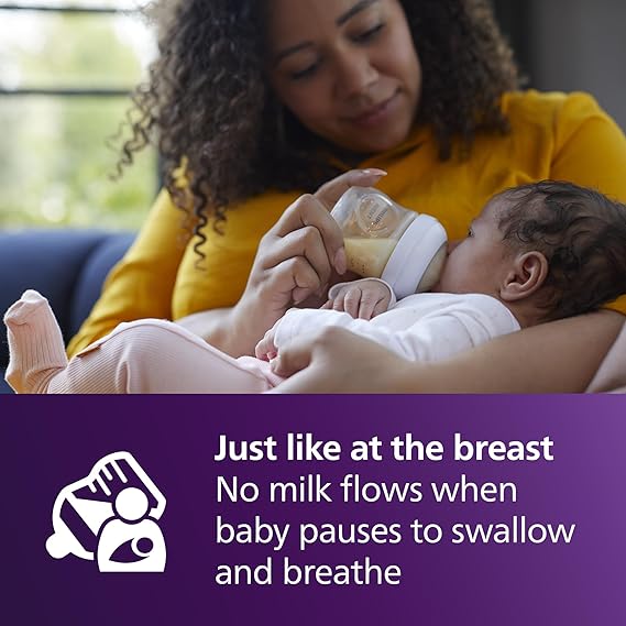 Philips Avent Natural Response Teats Fast Flow Level 4 (3M+)- 2 Pcs